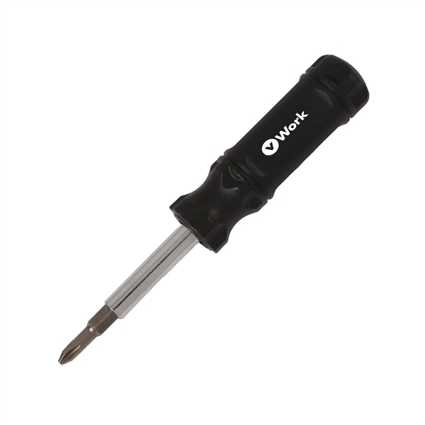 6-in-1 Multi-Tool Screwdriver with #1 and #2 Phillips heads, 5/16" and... from ASI 52840 Evans Manufacturing