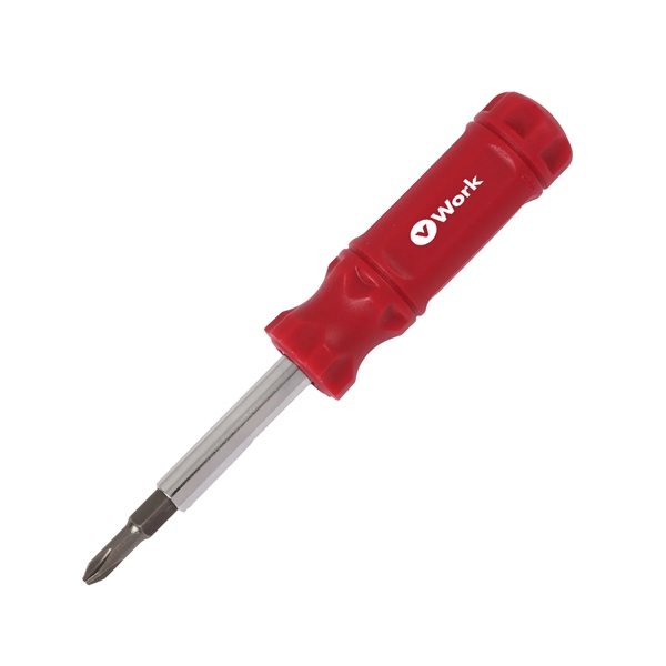 6-in-1 Multi-Tool Screwdriver with #1 and #2 Phillips heads, 5/16" and... from ASI 52840 Evans Manufacturing