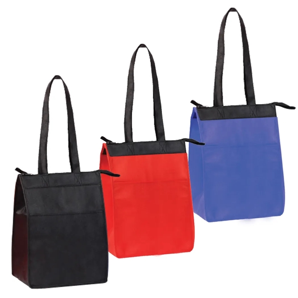 Non-Woven Insulated Zippered Lunch Tote... from ASI 31517 Admart Products / Admart Line