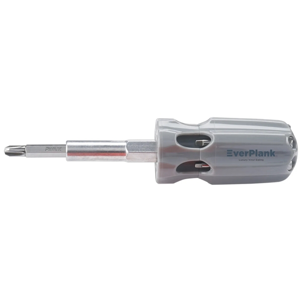 A mid-sized multi-bit screwdriver with 7 essential bits. Bits stored in... from ASI 46170 Compass Industries Inc