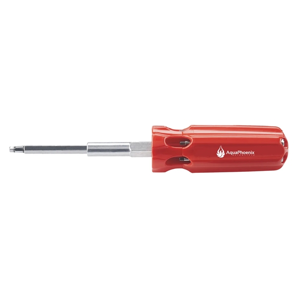 A full-sized multi-bit screwdriver with 7 essential bits. Bits stored in... from ASI 46170 Compass Industries Inc