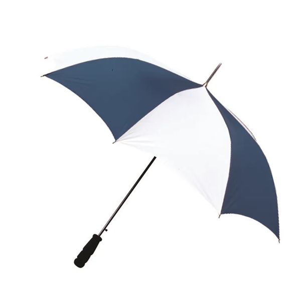 Entry level golf umbrella with 48" arc, auto open, black metal... from ASI 40515 BILD Enterprises LLC / Ben-Line