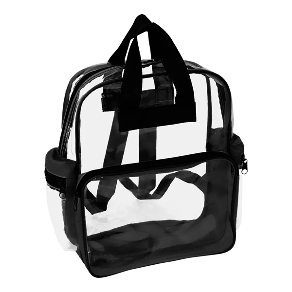 Rainbow Clear Vinyl Zippered Backpack... from ASI 31517 Admart Products / Admart Line