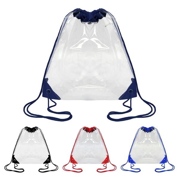 Color Trim Vinyl Drawstring Backpack... from ASI 31517 Admart Products
