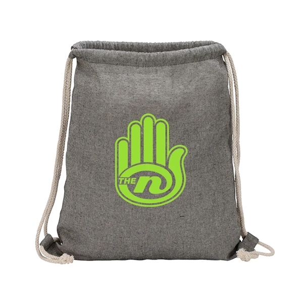 Recycled Cotton Drawstring Backpack... from ASI 31517 Admart Products / Admart Line