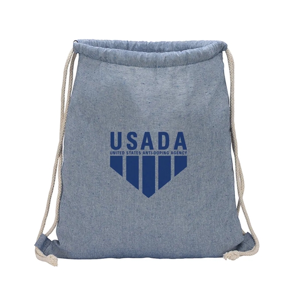Recycled Cotton Drawstring Backpack... from ASI 31517 Admart Products / Admart Line