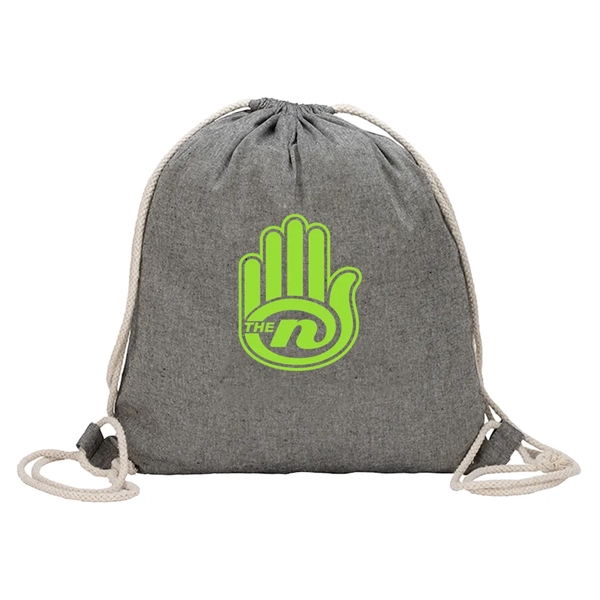 Recycled Cotton Drawstring Backpack... from ASI 31517 Admart Products / Admart Line