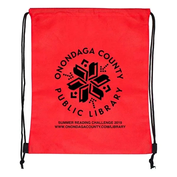 13" x 16" non-woven polypropylene drawstring cinch backpack.... from ASI 62660 Innovation Line