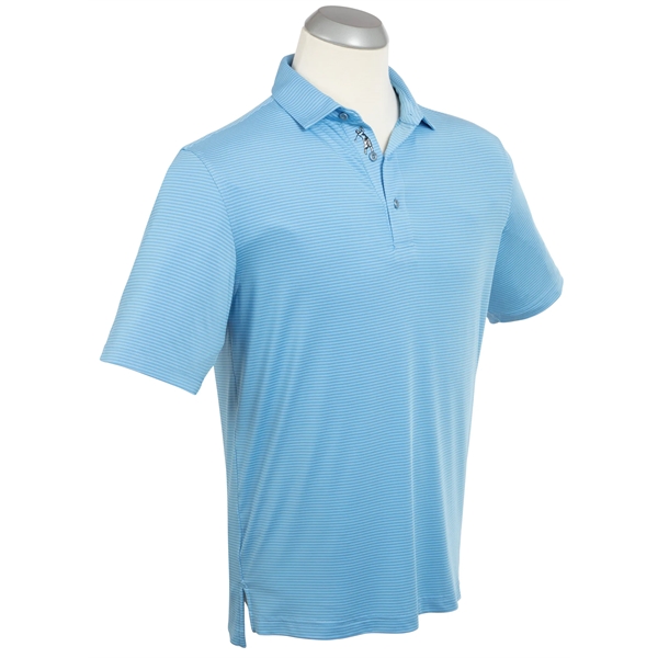 Men's Performance Jersey Mini Tonal Feed-Stripe Polo.... from ASI 38120 Ball Pro / Diversified Quality Kitchenware / Branded Apparel Designs