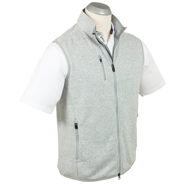 Men's Heathered Full-Zip Sweater Vest.... from ASI 38120 Ball Pro / Diversified Quality Kitchenware / Branded Apparel Designs