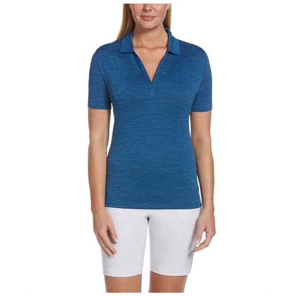 Ladies Broken Stripe Polo 5.0 oz UV Repel technology keeps skin... from ASI 38120 Ball Pro / Diversified Quality Kitchenware