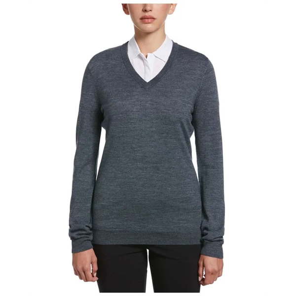 Ladies V-Neck Sweater. Thermal fabric provides an extra layer of warm... from ASI 38120 Ball Pro / Diversified Quality Kitchenware