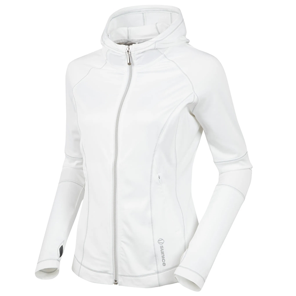Women's "Anna" Hooded Full-Zip Jacket.... from ASI 38120 Ball Pro / Diversified Quality Kitchenware / Branded Apparel Designs