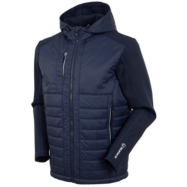 Men's "Hamilton" Thermal Hybrid Hooded Jacket.... from ASI 38120 Ball Pro / Diversified Quality Kitchenware / Branded Apparel Designs