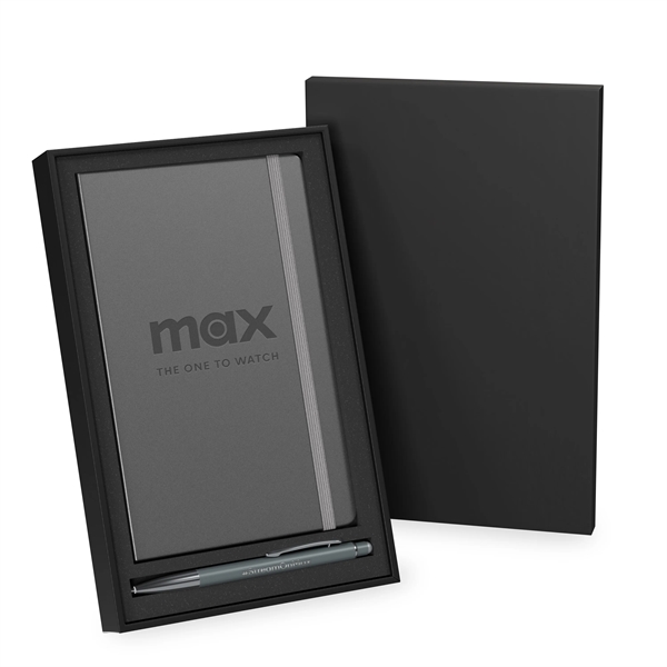 Kit includesbr/ST4143/ST4157 - Neoskin Hard Cover Journalbr/I154 Top Notch Ballpoint Pen/Stylusbr/P514... from ASI 88660 Spector & Co.