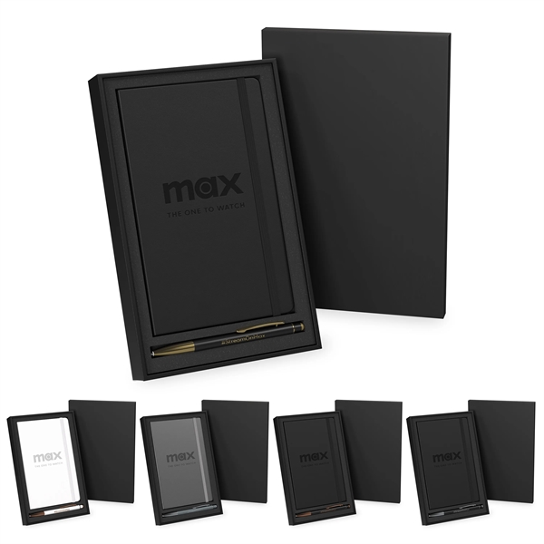 Kit includesbr/ST4143/ST4157 - Neoskin Hard Cover Journalbr/I154 Top Notch Ballpoint Pen/Stylusbr/P514... from ASI 88660 Spector & Co.