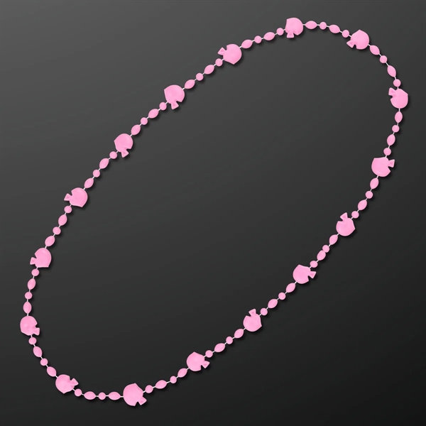 Football Head Party Bead Necklaces; Blank Pricing... from ASI 34194 ALightPromos
