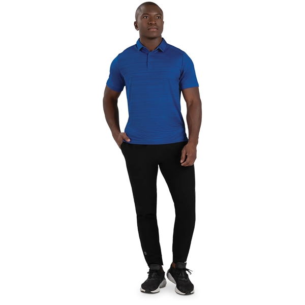 Pursuit Polo with 100% polyester interlock textured knit and tonal stripe... from ASI 37461 Augusta Sportswear