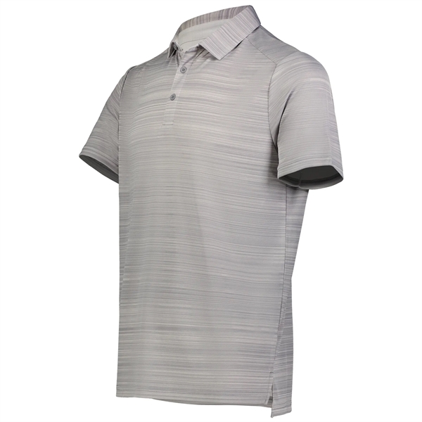 Pursuit Polo with 100% polyester interlock textured knit and tonal stripe... from ASI 37461 Augusta Sportswear