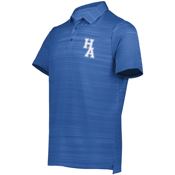 Pursuit Polo with 100% polyester interlock textured knit and tonal stripe... from ASI 37461 Augusta Sportswear