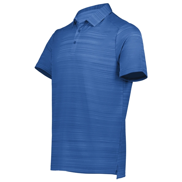 Pursuit Polo with 100% polyester interlock textured knit and tonal stripe... from ASI 37461 Augusta Sportswear