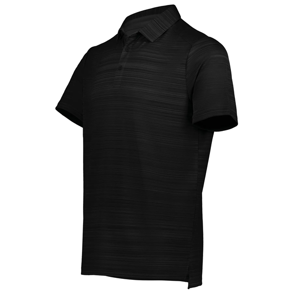 Pursuit Polo with 100% polyester interlock textured knit and tonal stripe... from ASI 37461 Augusta Sportswear