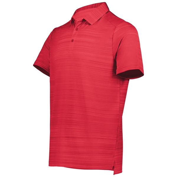 Pursuit Polo with 100% polyester interlock textured knit and tonal stripe... from ASI 37461 Augusta Sportswear