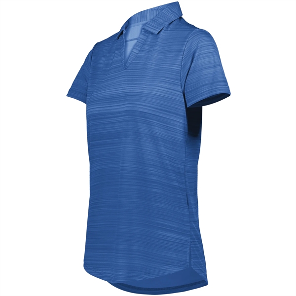 Ladies Pursuit Polo with 100% polyester interlock textured knit and tonal... from ASI 37461 Augusta Sportswear