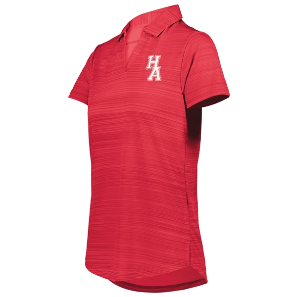 Ladies Pursuit Polo with 100% polyester interlock textured knit and tonal... from ASI 37461 Augusta Sportswear