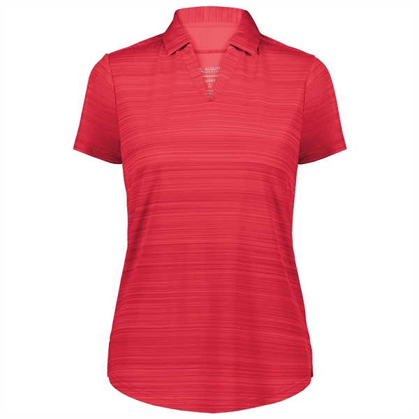 Ladies Pursuit Polo with 100% polyester interlock textured knit and tonal... from ASI 37461 Augusta Sportswear