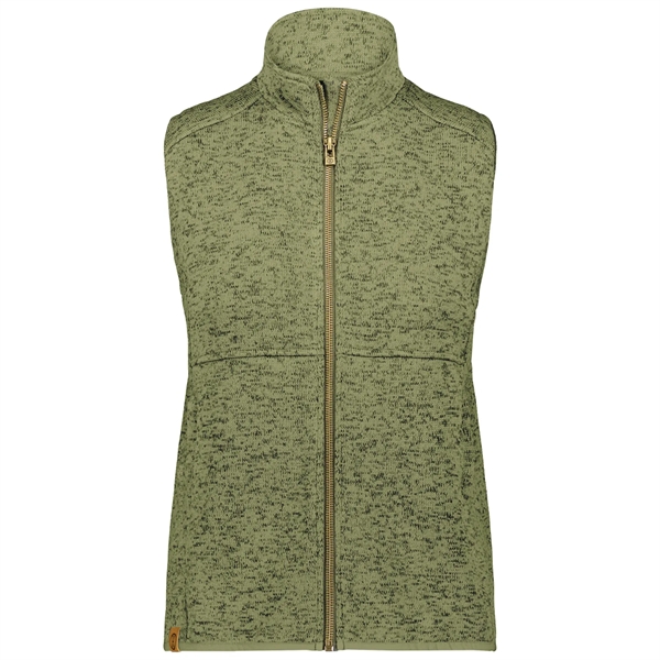 Ladies Alpine Sweater Fleece Vest with recycled polyester.... from ASI 37461 Augusta Sportswear / Holloway Sportswear