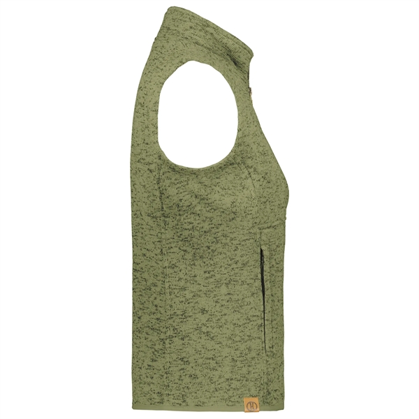 Ladies Alpine Sweater Fleece Vest with recycled polyester.... from ASI 37461 Augusta Sportswear / Holloway Sportswear