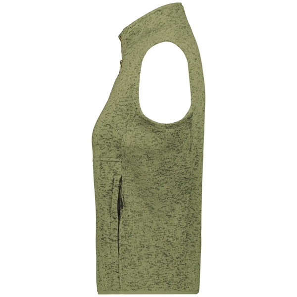 Ladies Alpine Sweater Fleece Vest with recycled polyester.... from ASI 37461 Augusta Sportswear / Holloway Sportswear