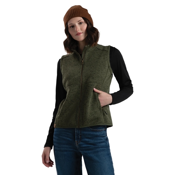 Ladies Alpine Sweater Fleece Vest with recycled polyester.... from ASI 37461 Augusta Sportswear / Holloway Sportswear