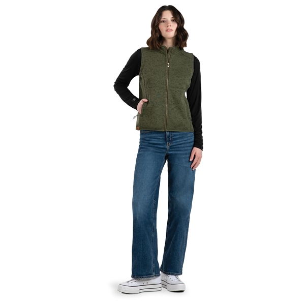 Ladies Alpine Sweater Fleece Vest with recycled polyester.... from ASI 37461 Augusta Sportswear / Holloway Sportswear