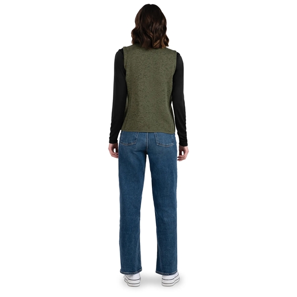 Ladies Alpine Sweater Fleece Vest with recycled polyester.... from ASI 37461 Augusta Sportswear / Holloway Sportswear