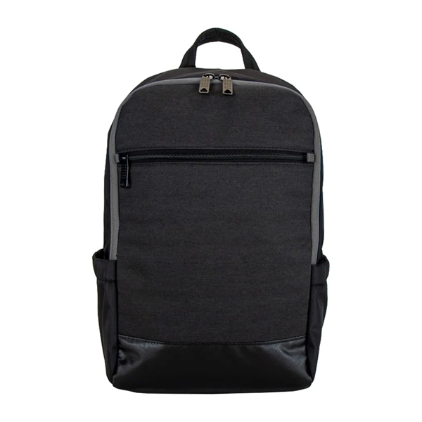 Polyester laptop backpack w/ large center compartment fits most 15" laptops.Two... from ASI 31517 Admart Products