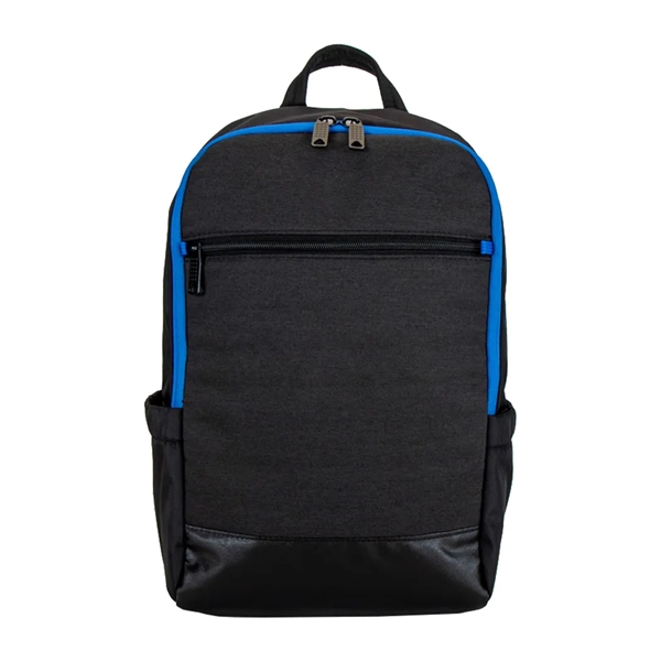 Polyester laptop backpack w/ large center compartment fits most 15" laptops.Two... from ASI 31517 Admart Products