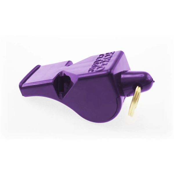 2" x 7.5" whistle with split ring keychain and pad imprint.... from ASI 30250 AZX Sport USA