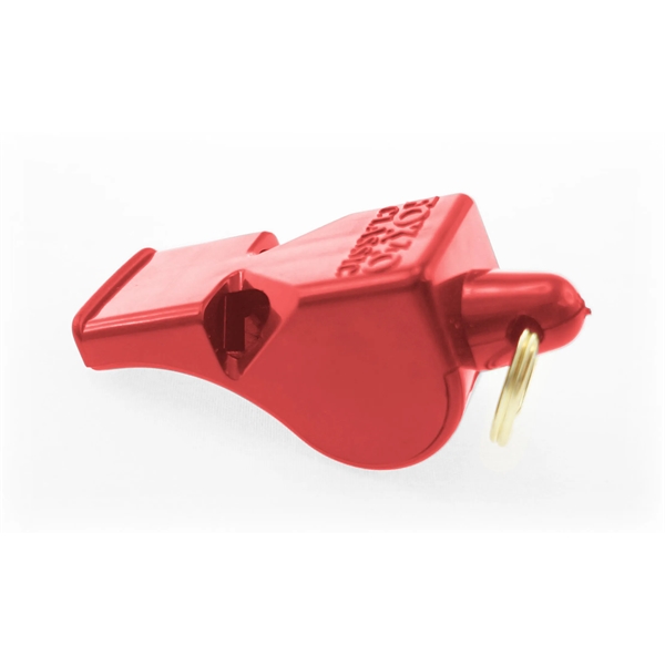 2" x 7.5" whistle with split ring keychain and pad imprint.... from ASI 30250 AZX Sport USA