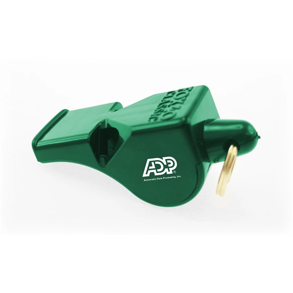 2" x 7.5" whistle with split ring keychain and pad imprint.... from ASI 30250 AZX Sport USA