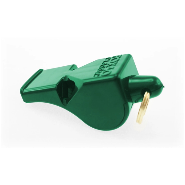 2" x 7.5" whistle with split ring keychain and pad imprint.... from ASI 30250 AZX Sport USA