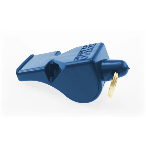 2" x 7.5" whistle with split ring keychain and pad imprint.... from ASI 30250 AZX Sport USA