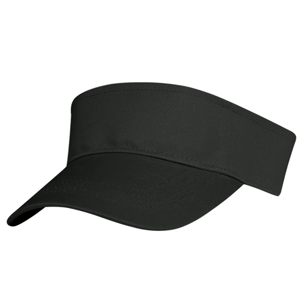 Cotton Twill Visor.  100% Cotton Twill.  Double Layer Cotton... from ASI 61125 Hit Promotional Products / Hit®