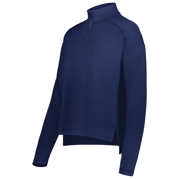 Ladies Ventura 1/4 Zip Pullover with recycled polyester.... from ASI 37461 Augusta Sportswear / Holloway Sportswear