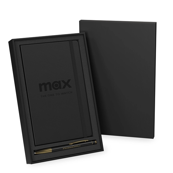 Kit includesbr/ST4143/ST4157 - Neoskin Hard Cover Journalbr/I154 Top Notch Ballpoint Pen/Stylusbr/P514... from ASI 88660 Spector & Co.