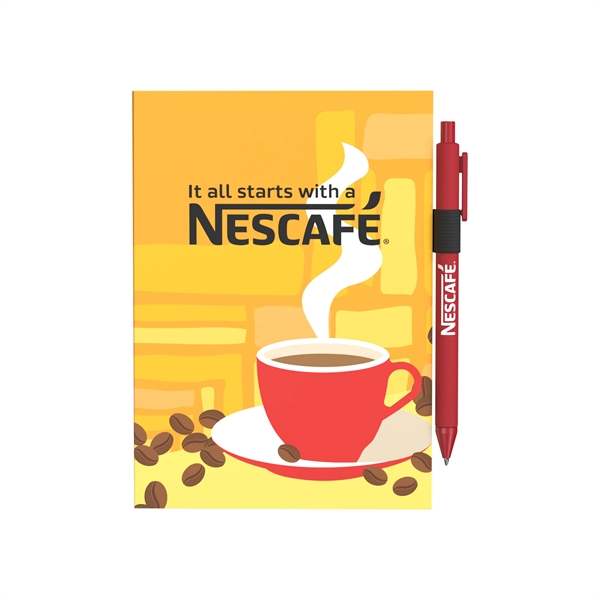 Kit includesbr/SC105 Perfect Bound Jounralbr/G1282 Alix Ballpoint Penbr/SC900 Pen loopPACKAGING ... from ASI 88660 Spector & Co.