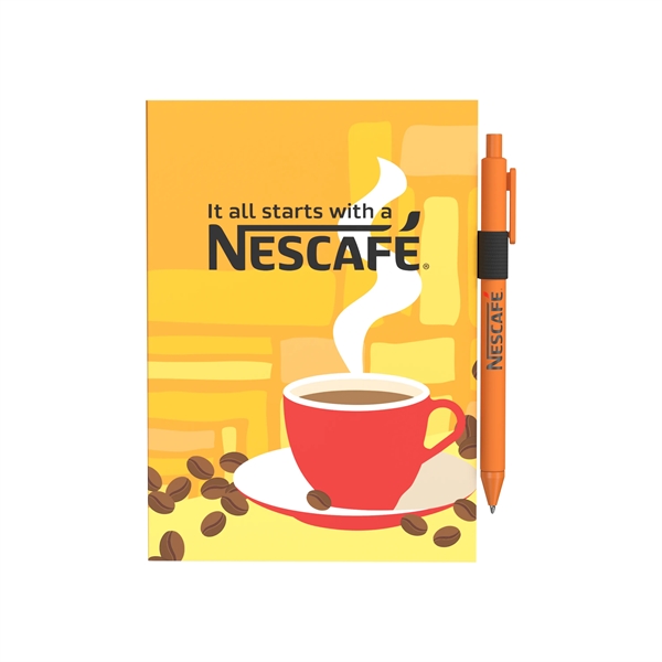 Kit includesbr/SC105 Perfect Bound Jounralbr/G1282 Alix Ballpoint Penbr/SC900 Pen loopPACKAGING ... from ASI 88660 Spector & Co.