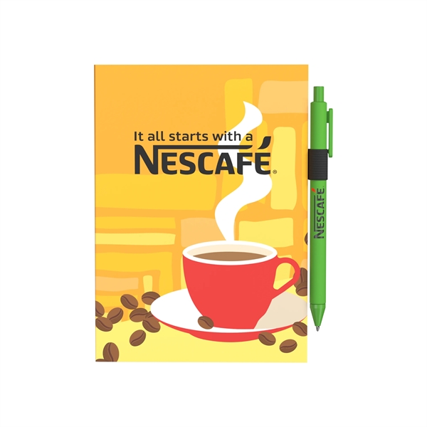 Kit includesbr/SC105 Perfect Bound Jounralbr/G1282 Alix Ballpoint Penbr/SC900 Pen loopPACKAGING ... from ASI 88660 Spector & Co.