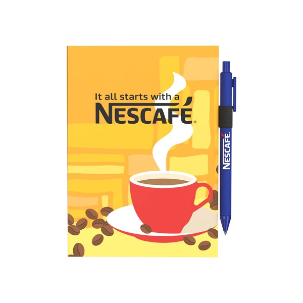 Kit includesbr/SC105 Perfect Bound Jounralbr/G1282 Alix Ballpoint Penbr/SC900 Pen loopPACKAGING ... from ASI 88660 Spector & Co.